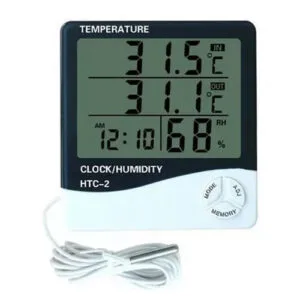 Ker Germany reloj termohigrometro digital sonda temperatura humedad Htc2 incluye calibración
