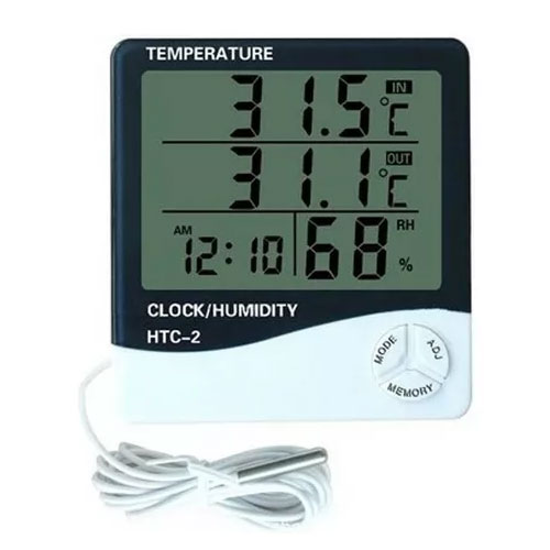Ker Germany reloj termohigrometro digital sonda temperatura humedad Htc2 incluye calibración