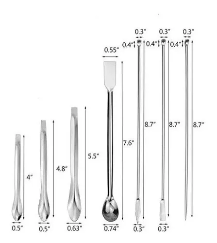 espátulas de laboratorio