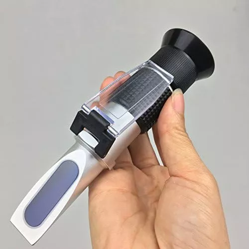 refractómetro leche Refractómetro Para Leche, Determine Agua Añadida, 0-20%