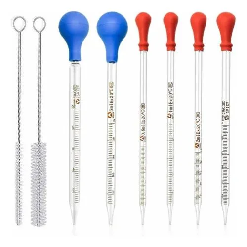 pipetas de vidrio